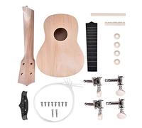 Ukulele DIY Kit, 21 Inch 4 String Wooden Small Ukulele Kit Build Your Own Ukulele Kit Instrument Accessory
