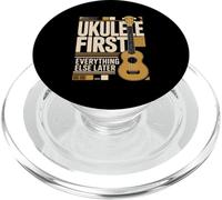 Ukulele First Everything Else Later Music Lover PopSockets PopGrip for MagSafe