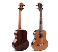 Ukulele Four String Small Guitar 26inch Tenor Ukulele With Solid Cedar Wood Top Includes Gig Bag