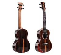 Ukulele Four Stringed Black Rosewood 23 Inch Professional Performance Musical Instruments