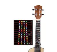 Ukulele Fretboard Stickers Chord Fret Stickers Note Sticker for Soprano Concert Tenor Ukulele Finger Guide for Ukulele Beginner
