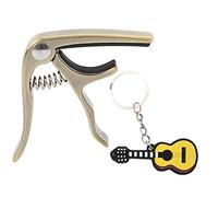 Ukulele Guitar Lightweight Single Handed for Ukulele Players Zinc Alloy Silicone Musical Instrument Accessories 2.8oz (Gold)