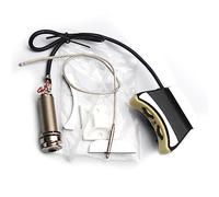Ukulele Guitar Soundhole Pickup With Volume & Tone Control With Sensitive Silver Piezo UKulele Parts Acoustic Guitar Pickup Accesorios