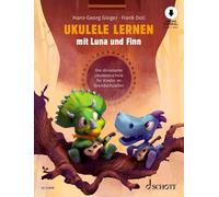Ukulele lernen mit Luna und Finn ukulele (very easy) Doll with Online material D