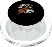 Ukulele Me Crazy Funny Ukulele Musician For A Ukulelist PopSockets PopGrip for MagSafe