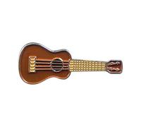 Ukulele Musical Instrument Metal Enamelled Pin Badge Lapel Badge XJKB10-25