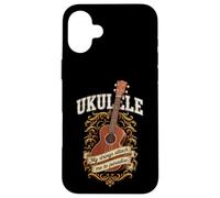 Ukulele My Strings Attach Me To Paradise Case for iPhone 16 Plus