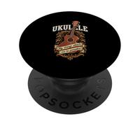 Ukulele My Strings Attach Me To Paradise PopSockets Adhesive PopGrip
