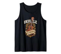 Ukulele My Strings Attach Me to Paradise Tank Top