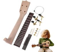 Ukulele Neck Kit - Ukulele Tool Set, Wooden Ukulele Neck | Comprehensive Ukulele Building Supply List, Build Your Own Ukulele with Manual, Assembly Manual