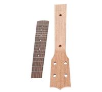Ukulele Neck with Rosewood Fingerboard, Okoume Wood Replacement Neck for DIY Ukulele, 21 Inch or 23 Inch Options with 15 or 18 Frets for Musical Instrument Repair and (23in)