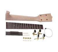 Ukulele Neck - Wooden Guitar Assembly Set, DIY Handwork Tools for Keyboard Replacement | Modern Design Complete Build the