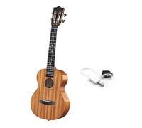 Ukulele Performance Level Electric Box Type Full Single Ukulele Professional Level Beginner Small Guitar(Color:Brown,Size:26 inch)