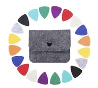 Ukulele Picks Multicolored Felt Guitar Accessories Compacts Practical Safe for Use Practical Guitar Pick Multicolored Felt