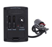 Ukulele Pickup, Acoustic Guitar Pickup Acoustic Guitar Tuner 2-Band EQ Pickup Ukulele Equalizer Tuner Amplifier Musical Instrument Accessories