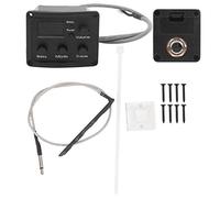 Ukulele Pickup EQ Tuner with LED Display 3?Segment Equalizer Music Instrument Accessory for Ukulele LoversUkriri balanced cartridgeUkulele equalization pickup