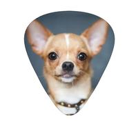 Ukulele Plectrums, Guitar Players Sampler 12 Piece, for Acoustic, Bass, and Electric Guitars-cute chihuahua print