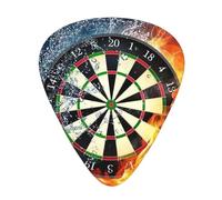 Ukulele Plectrums, Guitar Players Sampler 12 Piece, for Acoustic, Bass, and Electric Guitars-Dart Board print