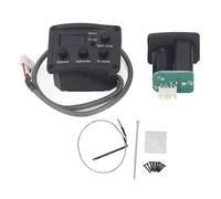 Ukulele Preamp Amplifier Equalizer with LCD Screen 3 Band EQ Ukelele Pickup Preamp for Acoustic Electric Guitar Plastic Compact Lightweight