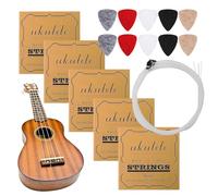 Ukulele Replacement Strings, Set of 5 for Repair with Tight Fit, Replacement Strings for Playing the Ukulele - for Beginners and Professionals in Studio Party and