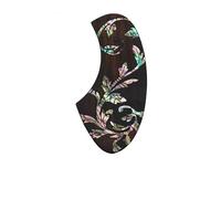 Ukulele Rosewood Inlay Real White ShellColor Shell Pickguard With Double Sided Animal Flower Pattern(3)