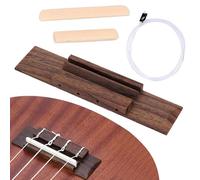 Ukulele Saddle Plucked String Instrument Parts | Ukulele String and Bridge for Musicians Modifiers Artists Students Band Performers Studio Home Live Performance Workshop