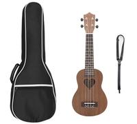 Ukulele Set Beginner 21 Inch 4 Strings Rich Colorful Ukulele Guitar Mini Guitarra(Color:Love peach wood)