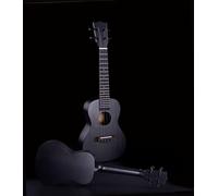 Ukulele Single Board Ukulele Professional Four String Instrument For Beginners(Color:Bk,Size:23 inch)