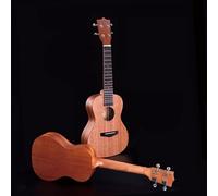 Ukulele Single Board Ukulele Professional Four String Instrument For Beginners(Color:Brown,Size:26 inch)