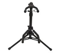 Ukulele Stand, Adjustable Height Violin Stand Ukulele Holder Aluminum Alloy Instrument with Lock Buckle Side Bow Bracket For Instrument Storage and Display