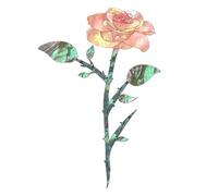 Ukulele Stickers Removable Rose Stickers, Decorations | Guitar Head Stickers for Guitar Headstock Bass Ukulele Guitar Board Decals Fretboard Acoustic Electric 4 String