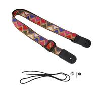 Ukulele Strap No Drill, Woven Nylon Guitar Straps Ukulele Strap Adjustable Uke Shoulder Strap Ukulele Belt for Adults Kids (Type1)