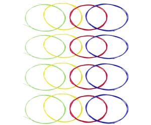 Ukulele strings, 4 Packs Colorful Nylon Ukulele strings, Replaceable Ukulele Accessories，Ukulele essentials