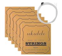 Ukulele Strings - 5 Packs With Snug Fit Accessories | Snug Fitting - For Concerts, Music Festivals, Studio, Collections, Beginners And