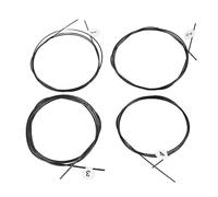 Ukulele Strings Black Nylon Warm Rich Sound Universal Ukulele Guitar Replacement Strings Premium Quality Durable Nylon Material for Standard Ukuleles 4 Pack