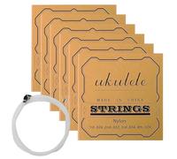 Ukulele Strings - Nylon Ukulele Strings,universal Classical Ukuleles Musical Instrument Accessories | 5 Set Tight Fit Accessory for Professionals Hobbyists Amateur