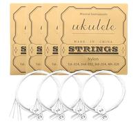 Ukulele Strings, Nylon Ukuleles String Set, Winder for 21 Inch 23 26 Musical Instruments Parts Replacement