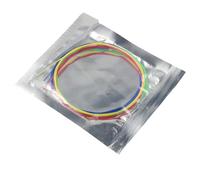 Ukulele Strings Set 4-Pack Nylon Colorful Replacement for Soprano Concert Tenor Baritone Ukulele Accessories, Green/Red/Blue/Yellow