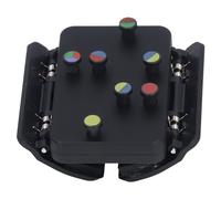 Ukulele Trainer, One Color One String Black Uke Chord Practice Tool with Round Button Design for 23in to 26in Ukuleles