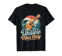 Ukulele Vibes Only Tropical Music Player Paradise T-Shirt