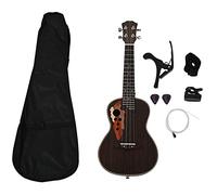 Ukuleles Ukulele Kits 23 Inch Rosewood Ukulele 4 String & Kalimba Thumb Piano 17 Keys Mahogany Wooden With Hammer Ukelele Starter Kit