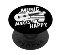 Ukulelist Hawaiian Costume Music Ukulele PopSockets Adhesive PopGrip