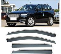 UKULT Car Wind Deflector for Volvo XC90 2015-2022, Car Window Rain Cover, Rain Deflector, Stick-On Deflectors, 4 Pieces