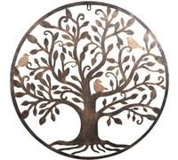UKustomize Tree Of Life Metal Wall Art,Brown, Elegant Design, Quick and Easy to Hang,Plaque for Wall, Decorative Sign for Wall, Wall Decor Art, Spring Decorations for Home Garden Shop