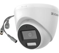 UKVISION 3K ColorVu CCTV Camera, 2.8mm Fixed Turret, Smart Hybrid Light, 40m Night Vision, Built-in Mic Audio Over Coax, 4-in-1 TVI AHD CVI CVBS, IP67 Outdoor Security Camera, 12V DC, Digital WDR