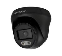 UKVISION COLORVU 3K 5MP Audio FULL COLOR CCTV Black Camera Turret Dome Built-in microphone TVI AOC 25M COLORVU AT NIGHT 2.8mm Color At night UKVISION-5MP-3K-AOC-Black-2.8mm (Black)