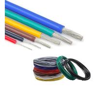 UL 1571 Electronic Wire Connector Loom,30 28 26 24 22 20 AWG Flexible Stranded Tinned Copper Core,Environmentally Friendly PVC Insulation, -30℃~80℃,for LED,Communication Equipment(50ft,26AWG)
