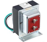 UL Listed 24V 40VA Doorbell Transformer, 24V 40VA Door Chime Transformer for Ring Chime Systems UL Certified Power Supply 120V to 24VAC Metal Adapter Black(1PCS)