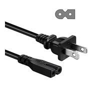 [UL Listed] Extra Long 6Ft 18 AWG 2 Prong Power Cord Wall Cable for Husqvarna Viking Sewing Machine