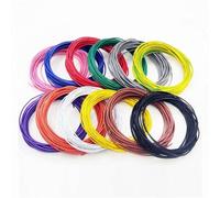 UL1007 Electronic Wire 18AWG/16AWG | Tin-plated Copper, PVC Insulated Flexible Cable, Black Red, Environmental LED Line, DIY Cord(Red,80M_18AWG)